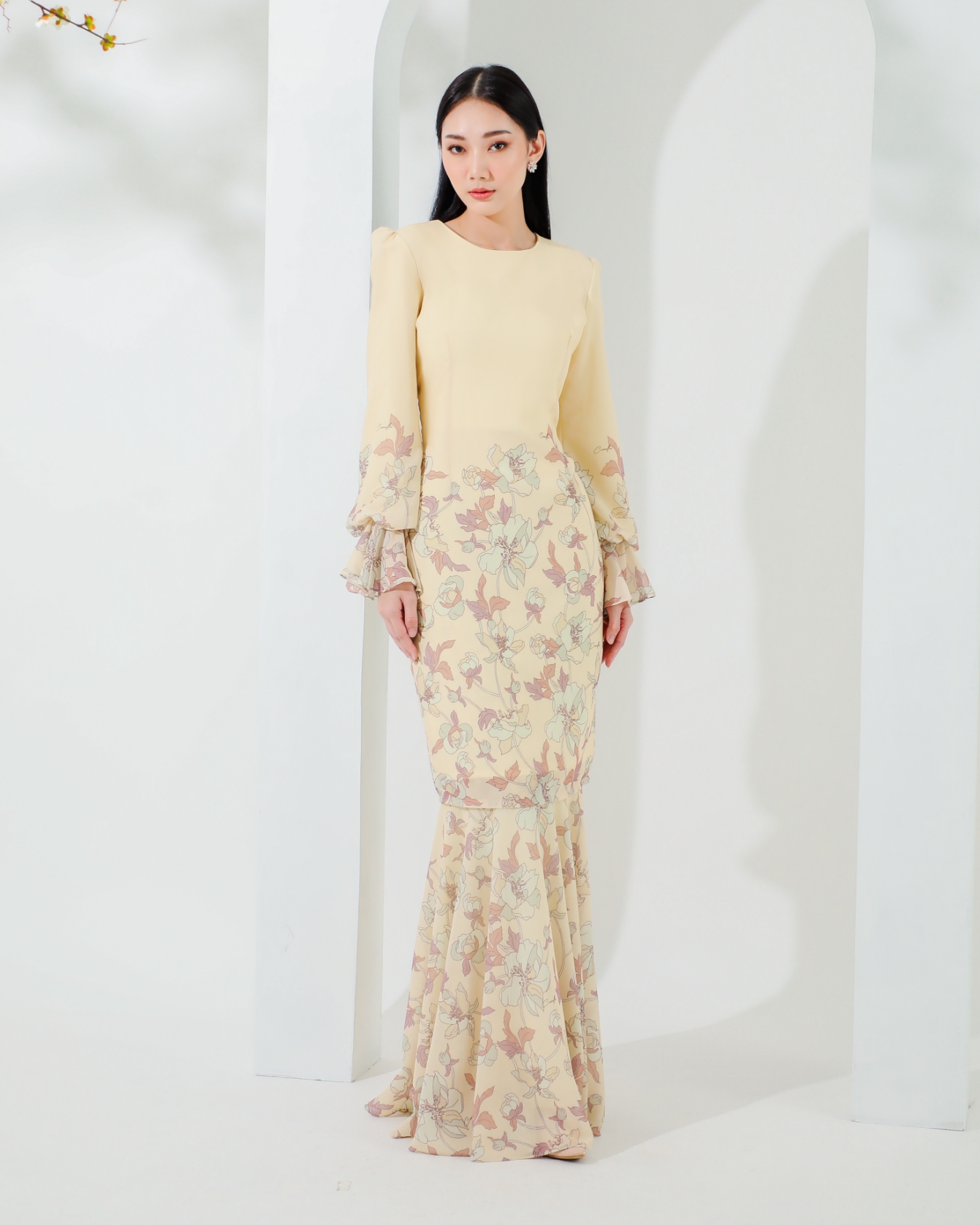 INDHI IN PASTEL YELLOW